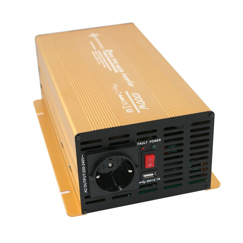 Inverter onda sinusoidale pura 1000W 12V con USB - Ipersolar