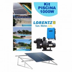 Kit fotovoltaico PISCINA 100-120mc con pompa Lorentz PS2-600 CS-17-1