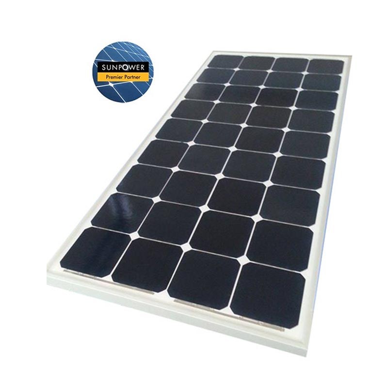 Pannello solare fotovoltaico 105W 12V SLIM - Celle Sunpower