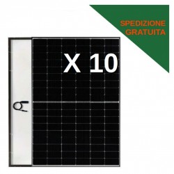 Set 10 Pannelli Solari Fotovoltaici FUTURA SUN 430W Tot 4300W Mono...