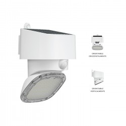 Led solare multifunzione orientabile 12V - 24V 10W - Luce naturale 4000K